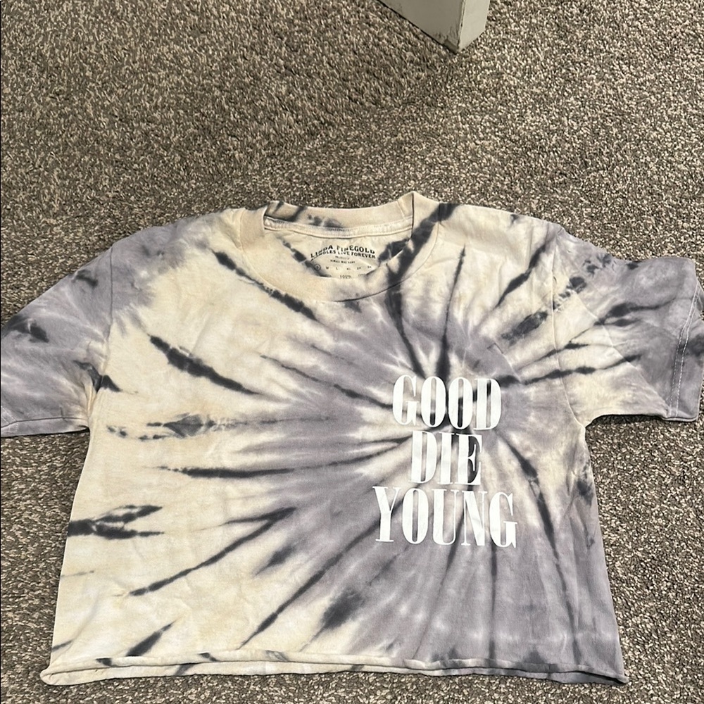 Assholes live forever cropped tshirt, women’s small. Worn once